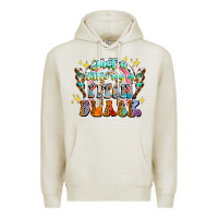 Oatmeal Heather just a little ray of pitch black Premium Hoodie - CowhideDigitalArt