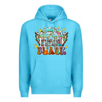 Ocean Blue just a little ray of pitch black Premium Hoodie - CowhideDigitalArt