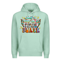 Seafoam just a little ray of pitch black Premium Hoodie - CowhideDigitalArt
