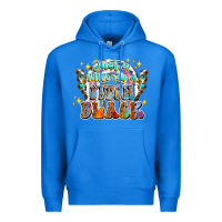 True Royal just a little ray of pitch black Premium Hoodie - CowhideDigitalArt