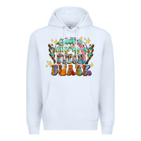 White just a little ray of pitch black Premium Hoodie - CowhideDigitalArt