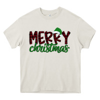 Cream Merry Christmas Heavy Core Tee - Bettercallsaul