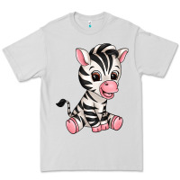 Dove Grey zebra Premium Tee - texasbilliewilder