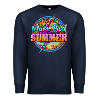 Navy mom bod summer Premium Sweatshirt - BarkalooDesign