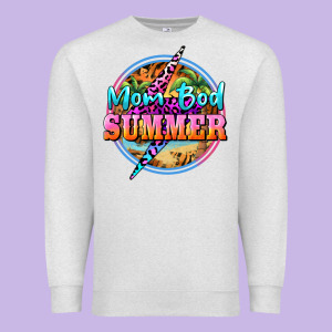 Mom Bod Summer Premium Sweatshirt Designed By Barkaloodesign
