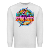 Oatmeal Heather mom bod summer Premium Sweatshirt - BarkalooDesign
