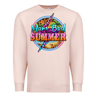 Pale Pink mom bod summer Premium Sweatshirt - BarkalooDesign