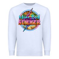 White mom bod summer Premium Sweatshirt - BarkalooDesign
