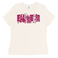 Bone Fighter Breast Cancer Ladies Tee - NancyCooperArtShop