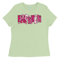 Matcha Fighter Breast Cancer Ladies Tee - NancyCooperArtShop