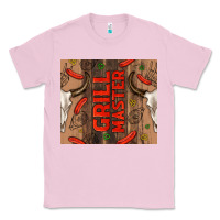 Bubblegum Pink grill master with bull skull Classic Tee - TumblerDesignByShophia