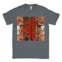 Charcoal Heather grill master with bull skull Classic Tee - TumblerDesignByShophia