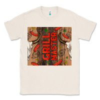 Natural grill master with bull skull Classic Tee - TumblerDesignByShophia