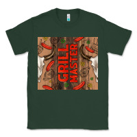 Sports Green grill master with bull skull Classic Tee - TumblerDesignByShophia