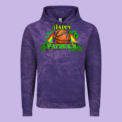 St. Patrick's Day Basketball Vintage Hoodie Designed By Howdyjamesfarm