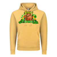 Vintage Mustard St. Patrick's Day Basketball Vintage Hoodie - HowdyJamesFarm