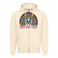 Sandshell race day vibes rainbow Zipper Hoodie - Artiststas