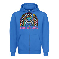 True Royal race day vibes rainbow Zipper Hoodie - Artiststas