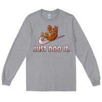 Heather Grey just doo it - Scooby Dog shanwech Halloween Long Sleeve Tee - longCreatives