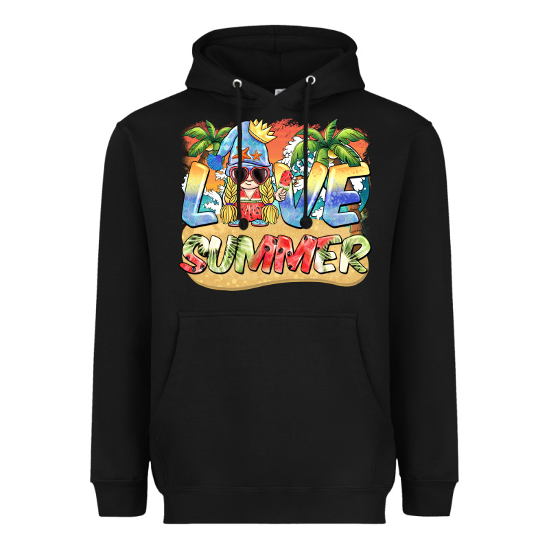 Love Summer Gnomes  Background Heavyweight Hoodie by BarkalooDesign | Teevron