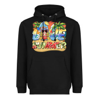 Black love summer gnomes  Background Heavyweight Hoodie - BarkalooDesign
