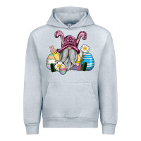 Heather Grey easter gnome with eggs Urban Hoodie - AdoDesignShop