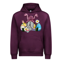 Mauve Wine easter gnome with eggs Urban Hoodie - AdoDesignShop