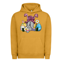 Pigment Peanut Butter easter gnome with eggs Urban Hoodie - AdoDesignShop