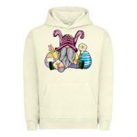 Pigment Pistachio easter gnome with eggs Urban Hoodie - AdoDesignShop