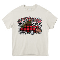 Cream Merry Christmas Truck Heavy Core Tee - Bettercallsaul