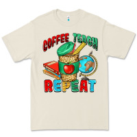 Bone coffee teach repeat Premium Tee - NancyCooperArtShop