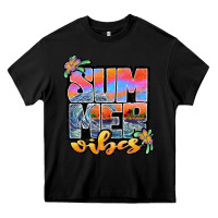 Black sum mer vibes Heavy Core Tee - JahusDesignShop