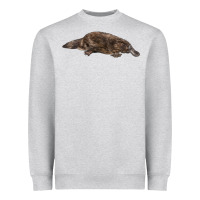Heather Grey Platypus Heavyweight Sweatshirt - LillyAllenDesigns