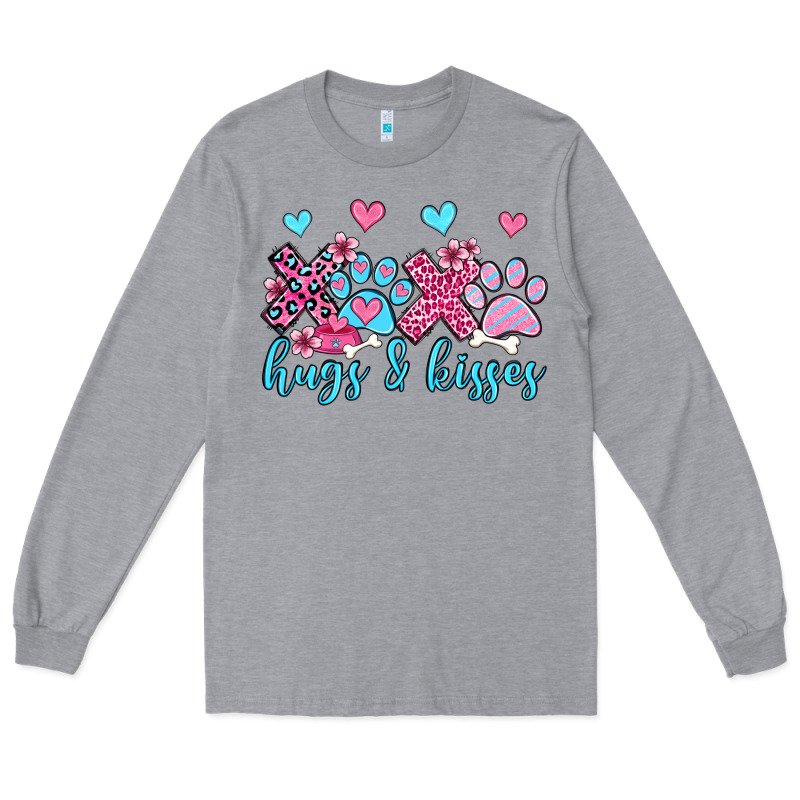 Xoxo Hugs And Kisses Paws Olivia Long Sleeve Tee by OliviaCreatesArt | Teevron