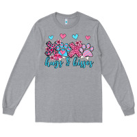 Heather Grey xoxo hugs and kisses paws olivia Long Sleeve Tee - OliviaCreatesArt