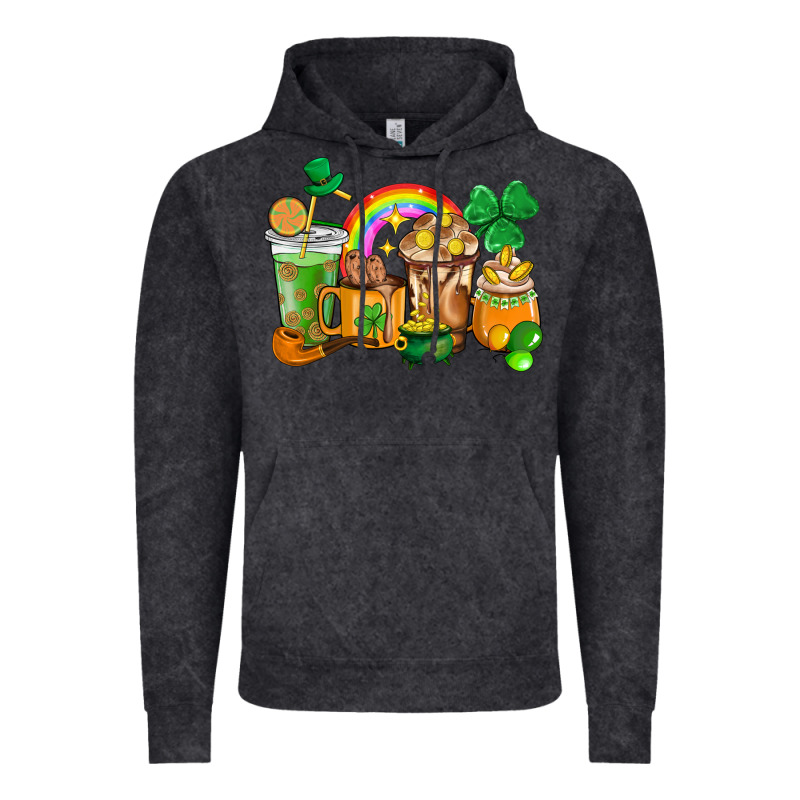 St. Patricks Coffee Cups Vintage Hoodie by HowdyJamesFarm | Teevron