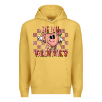 Antique Gold Be My Valentines Premium Hoodie - CowhideDigitalArt