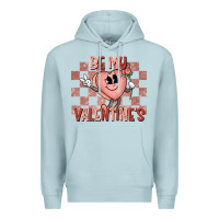 Blue Mist Be My Valentines Premium Hoodie - CowhideDigitalArt