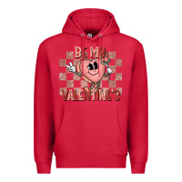 Cardinal Be My Valentines Premium Hoodie - CowhideDigitalArt