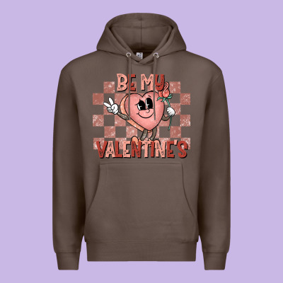 Be My Valentines Premium Hoodie Designed By Cowhidedigitalart
