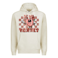 Oatmeal Heather Be My Valentines Premium Hoodie - CowhideDigitalArt
