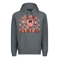 Rock Be My Valentines Premium Hoodie - CowhideDigitalArt