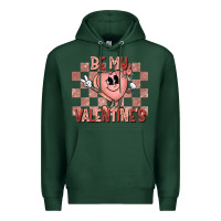 Sports Green Be My Valentines Premium Hoodie - CowhideDigitalArt