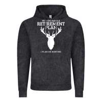 Vintage Black Hunting Retirement Plan Funny Elk Deer Retired Hunter Gift Vintage Hoodie - longCreatives