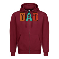 Burgundy dad Zipper Hoodie - Artiststas