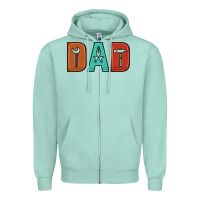 Seafoam dad Zipper Hoodie - Artiststas