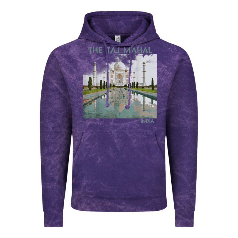 India Agra Taj Mahal Mausoleum Travel Tourist Vintage Hoodie by longCreatives | Teevron