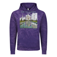 Cloud Purple india agra taj mahal mausoleum travel tourist Vintage Hoodie - longCreatives