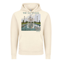 Vintage Artic india agra taj mahal mausoleum travel tourist Vintage Hoodie - longCreatives
