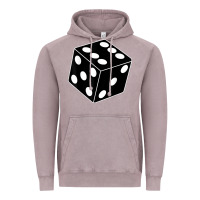 Vintage Zinc black gaming dice halloween costume cool quirky funny Vintage Hoodie - longCreatives